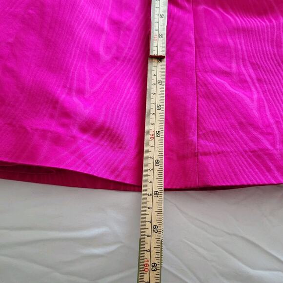 $1360 REBECCA VALLANCE Frenchy Taffeta Gown Hot PinkFuchsia 0 Maxi Dress - Picture 16 of 16